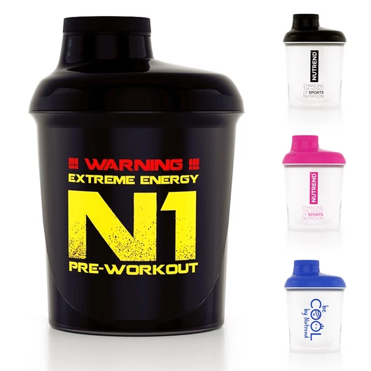 Nutrend Shaker  300 ml Opal White & Black