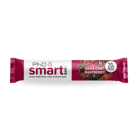 PHD Smart Bar 64g Dark Chocolate Raspberry