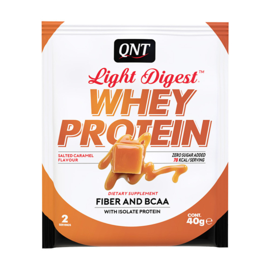 QNT Light Digest Whey Protein 40g Salted Caramel