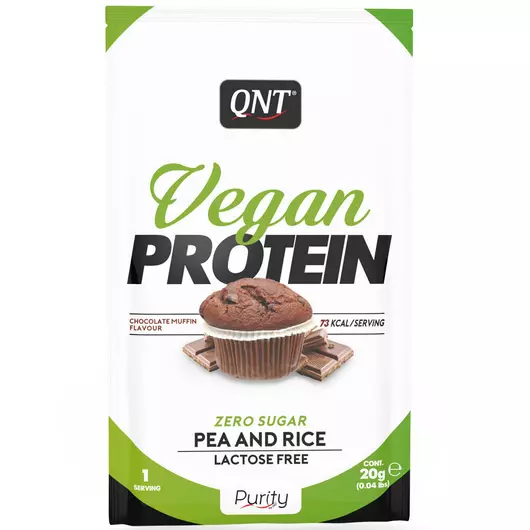 QNT Vegan Protein Choc/Muffin 20g