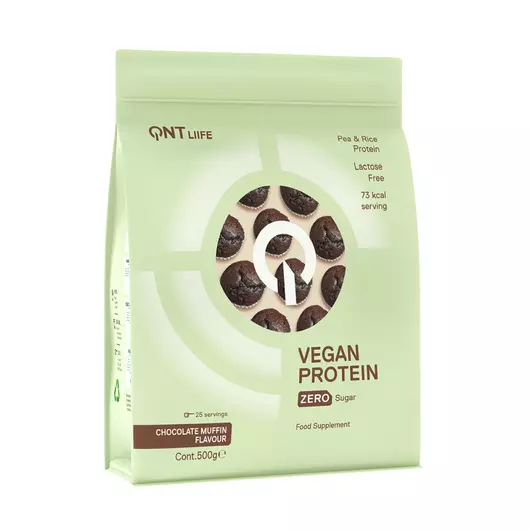 QNT Vegan Protein 500g Chocolate-Muffin