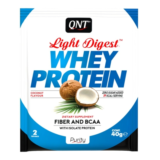 QNT Light Digest Whey Protein 40g Coconut