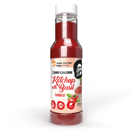 Forpro Near Zero Calorie Ketchup with Basil Sauce - 375 ml