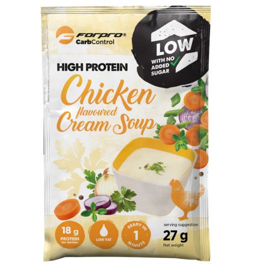 Forpro High Protein Soup Chicken Cream - 27 g