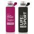Nutrend Glass Bottle üveg kulacs Pink - 500 ml